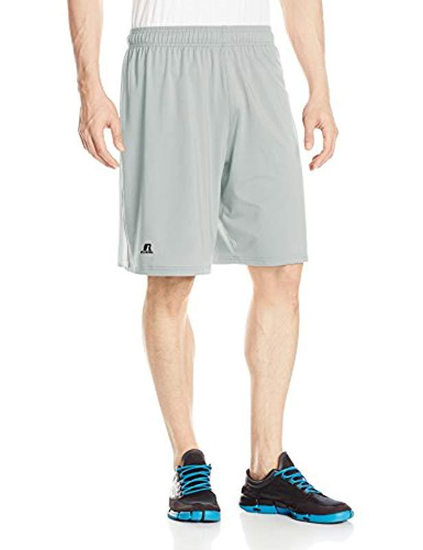 Russell Athletic Performance Shorts (no Pockets) in Gray for Men | Lyst