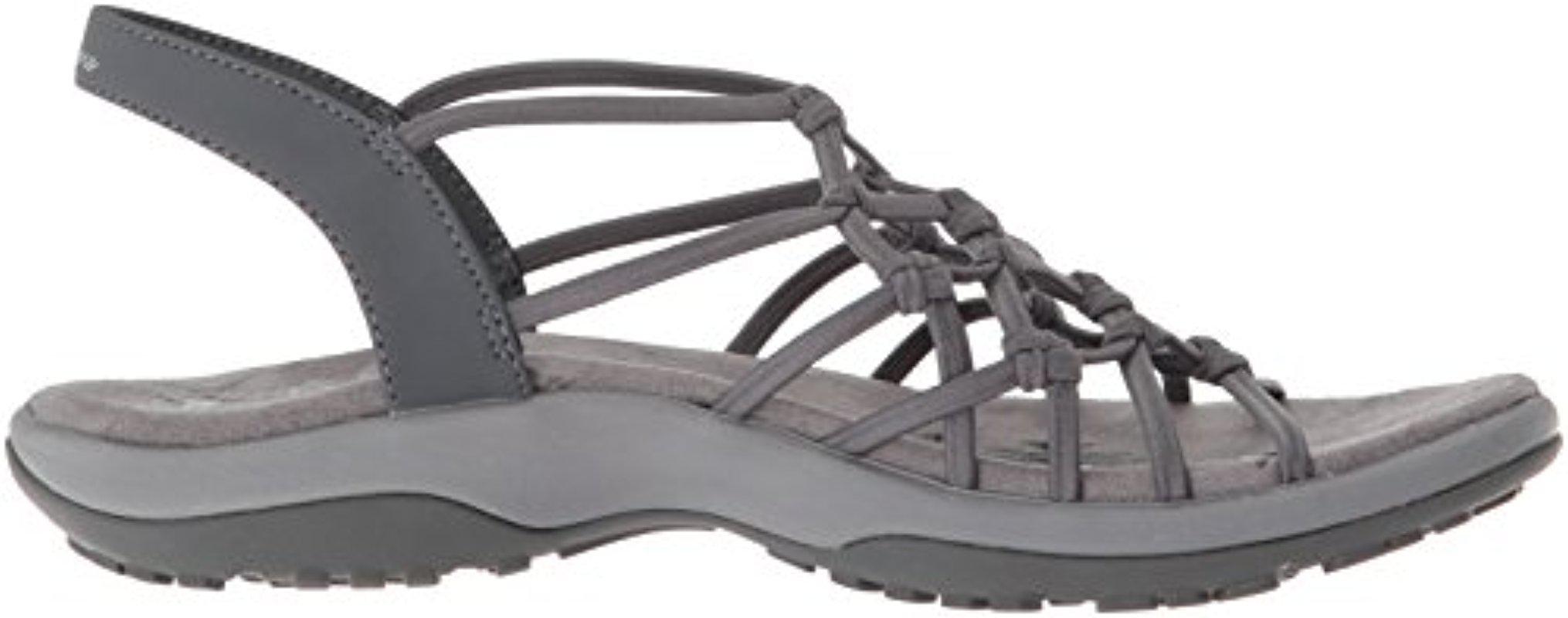 Skechers Reggae Slim-forget Me Knot Sandal in Gray | Lyst