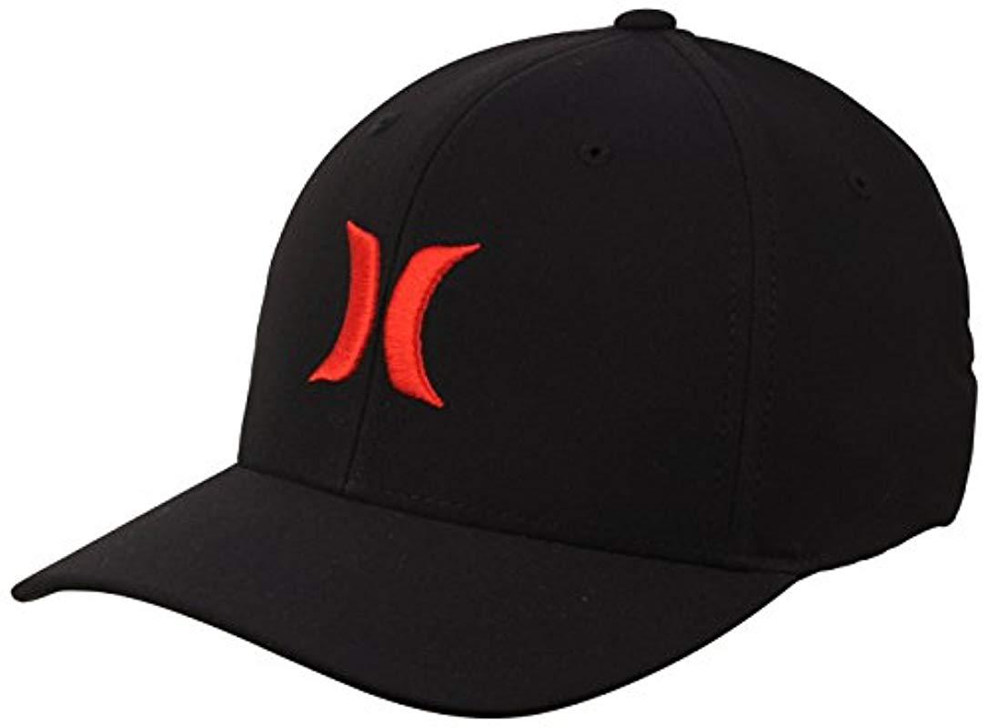 Hurley Drfit One & Only Flexfit Baseball Cap in Black for Men Lyst