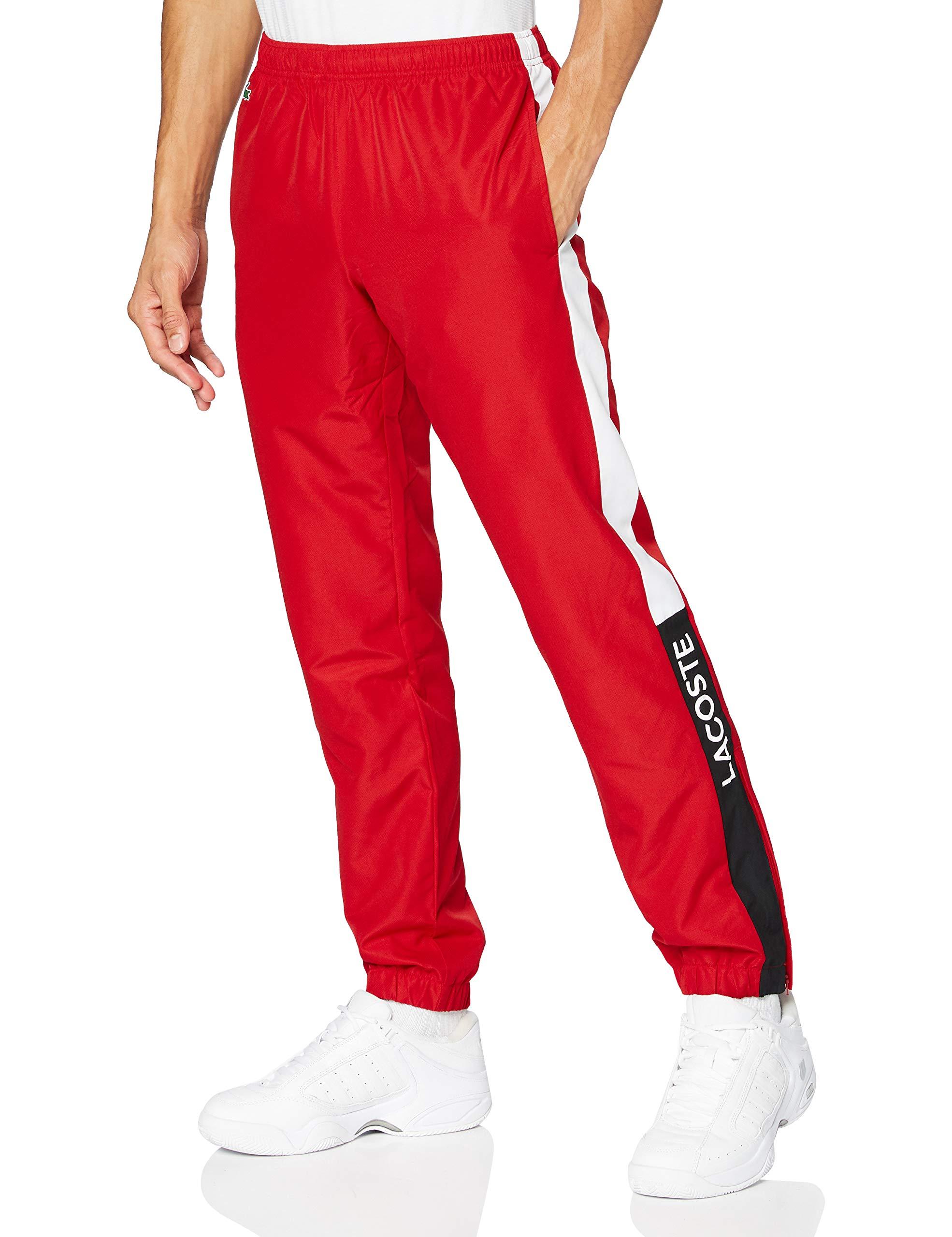 Lacoste Xh3661 Track Pants in Red for Men - Lyst