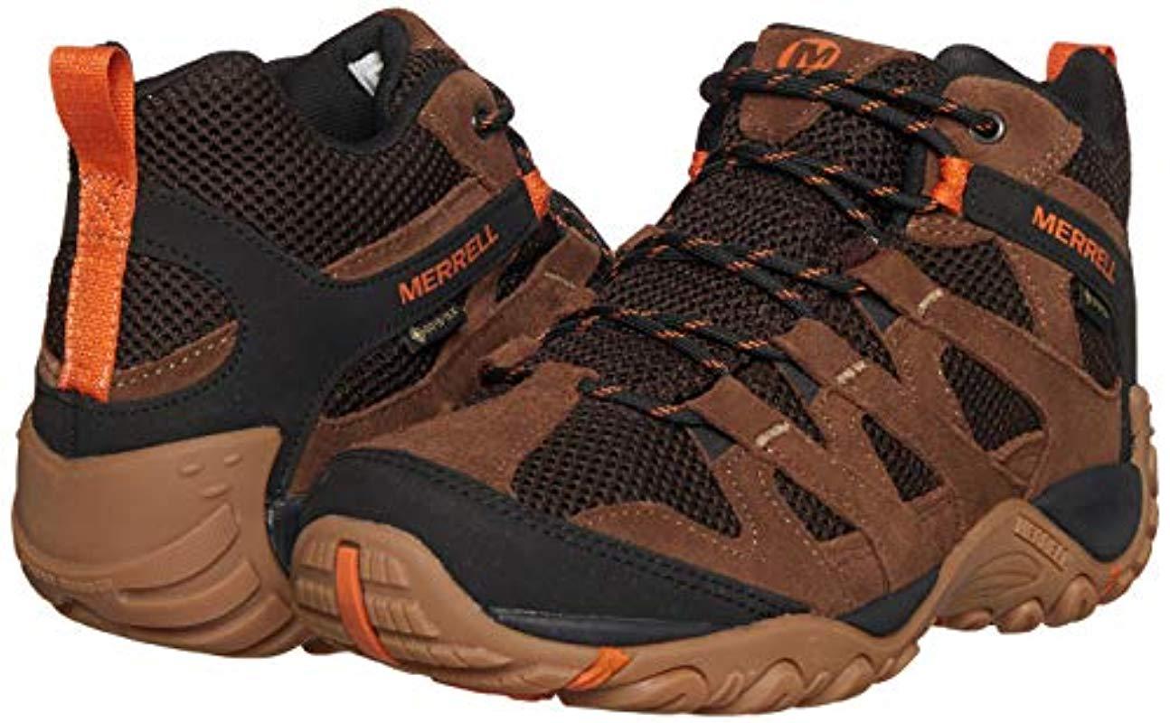Merrell Suede Alverstone Mid Gore -tex /uk in Brown for Men | Lyst UK