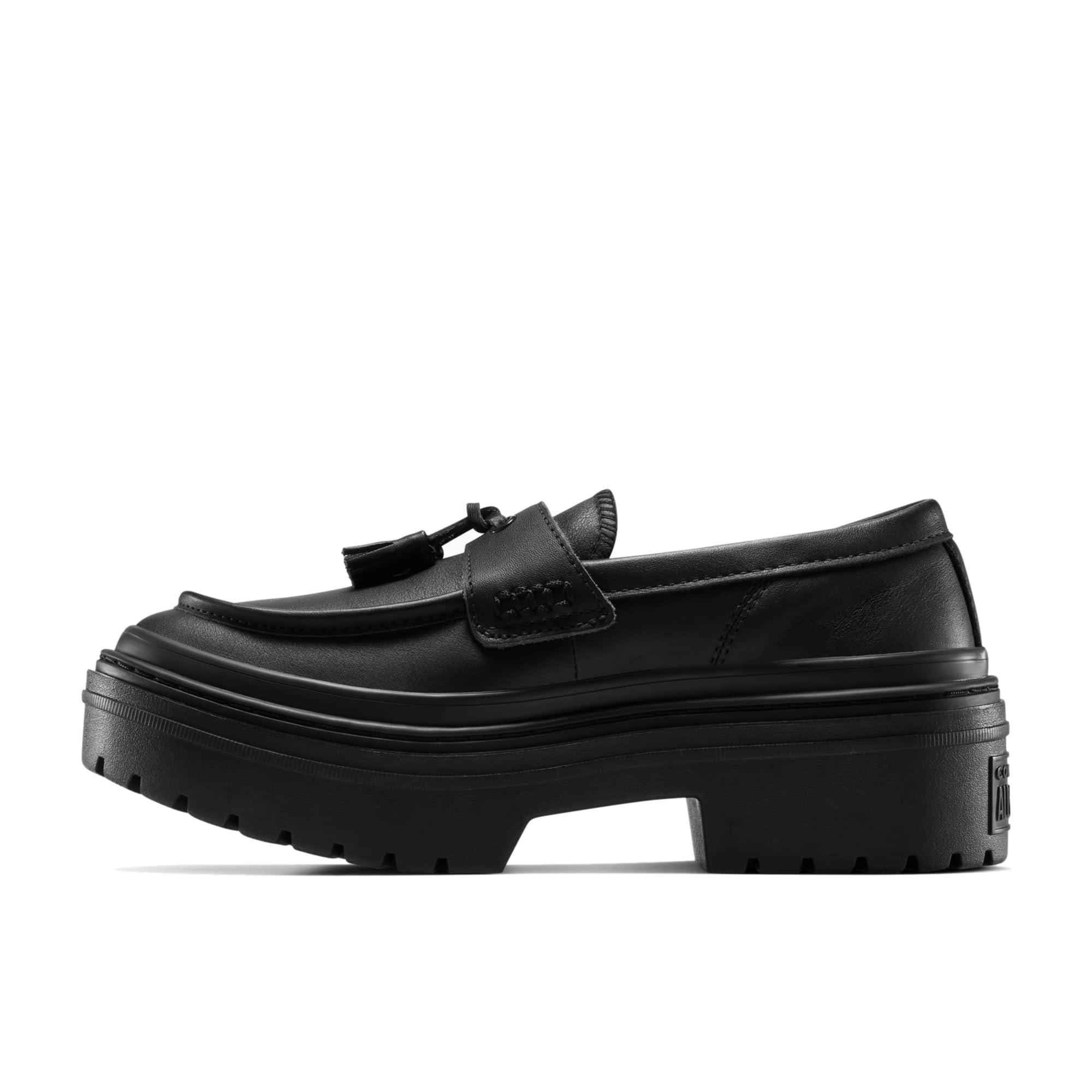 Chuck Taylor All Star Baskets basses en cuir à talon compensé pour