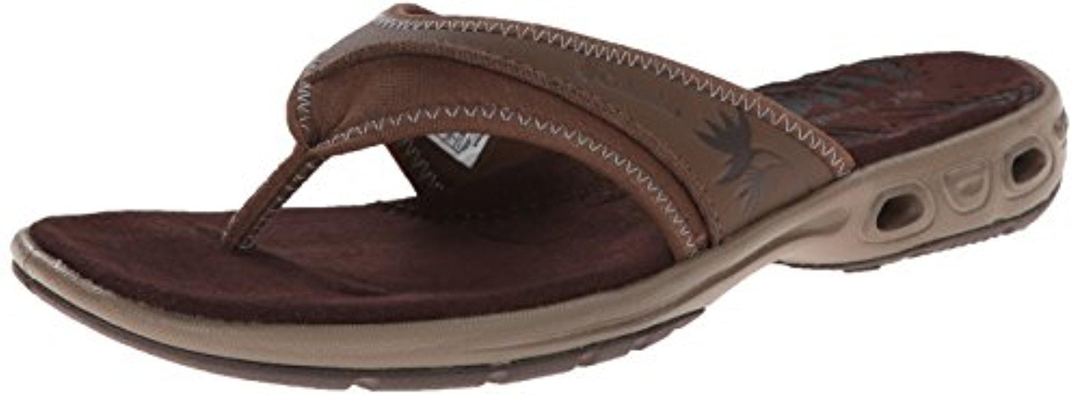 Columbia Leather Kambi Vent Sandal in Brown | Lyst