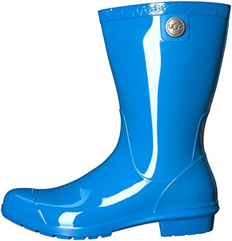 blue ugg rain boots