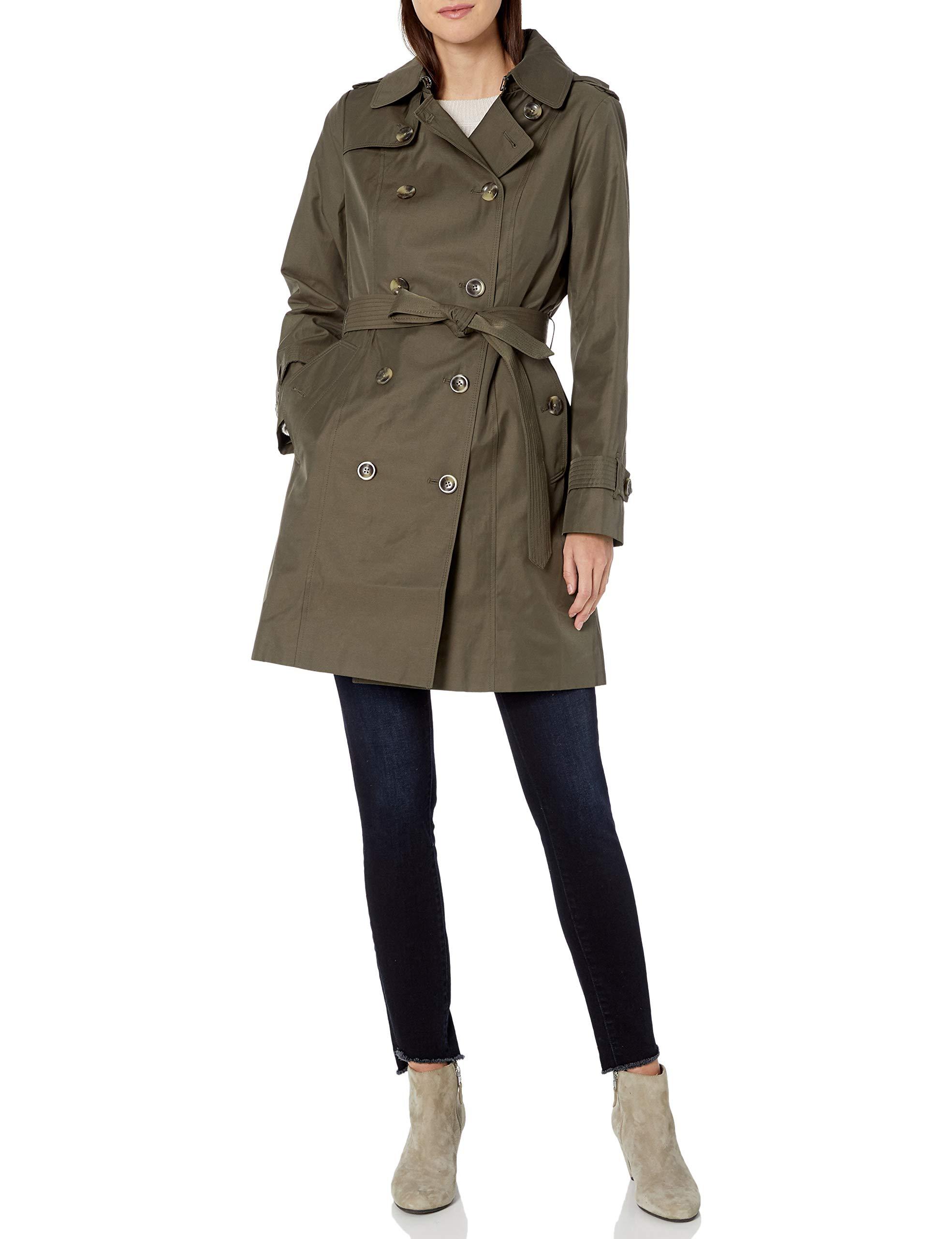 london fog double breasted trench coat