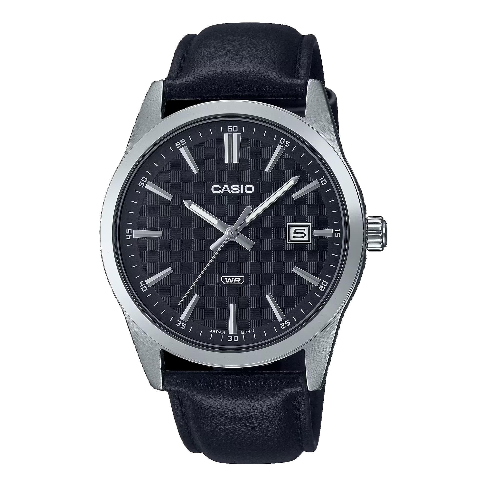 Cinturino Stile Rock Biker Nero Cinturino Orologio In Pelle Nera Stile