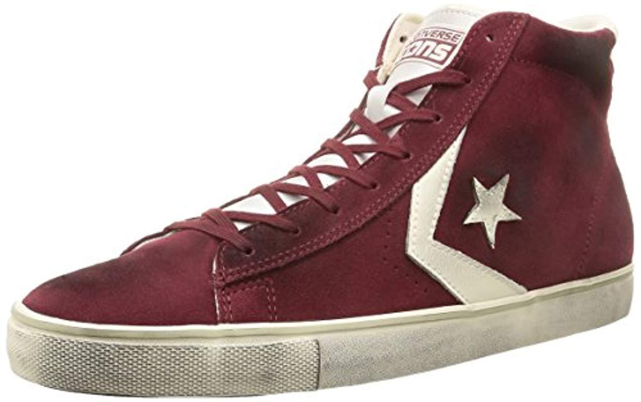 converse pro leather vulc mid