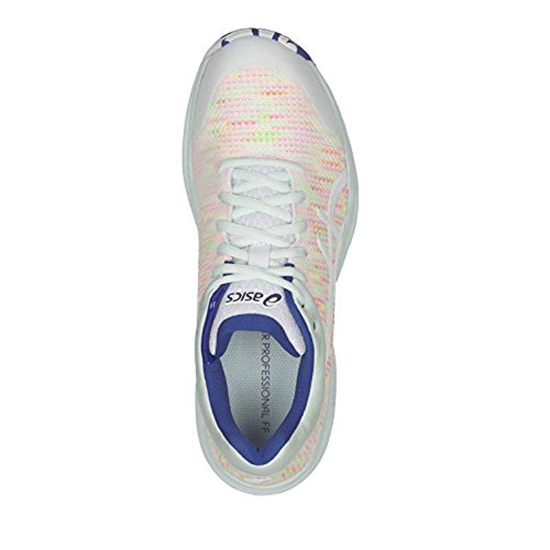 asics gel professional ff white netball trainers