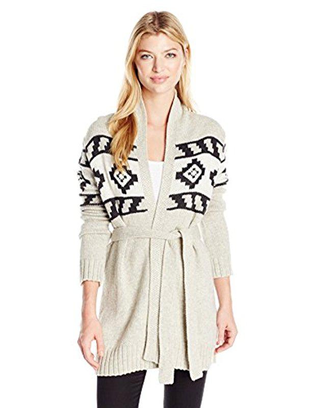 belted cardigan sweater