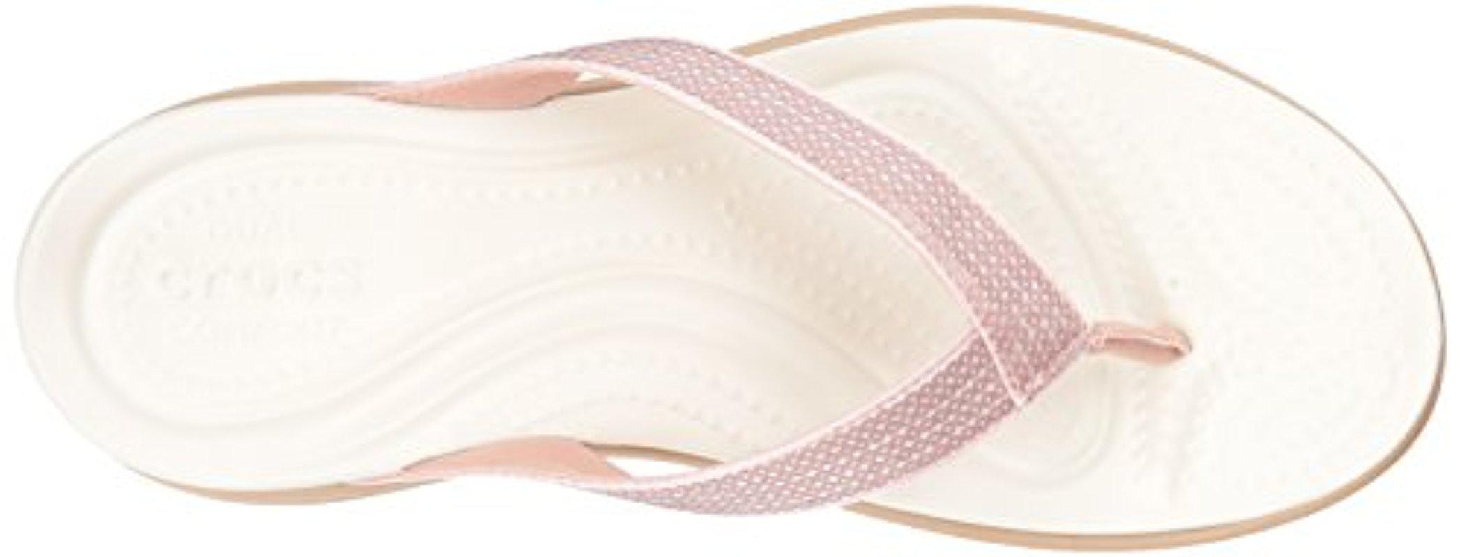 Crocs™ Capri V Sequin Flip Flops 