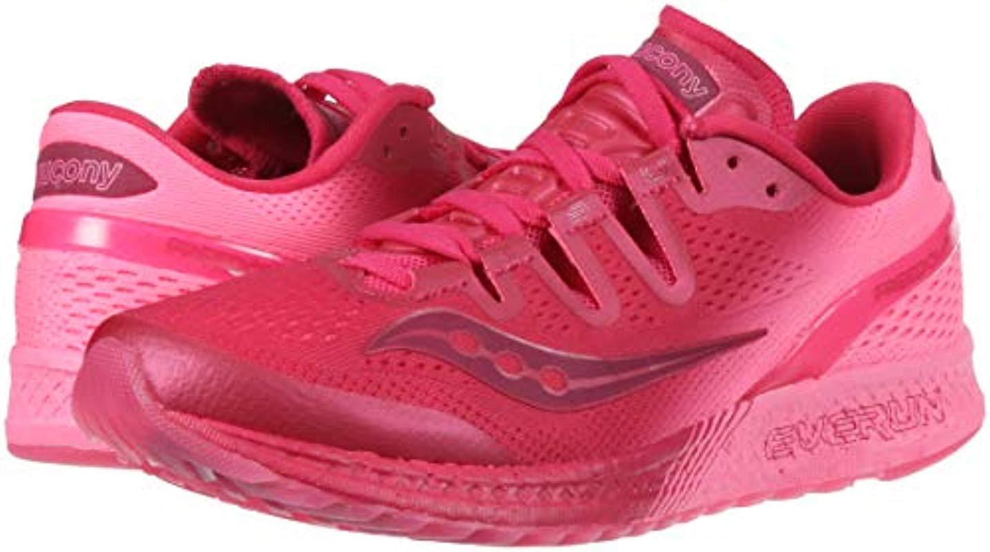 saucony freedom iso pink