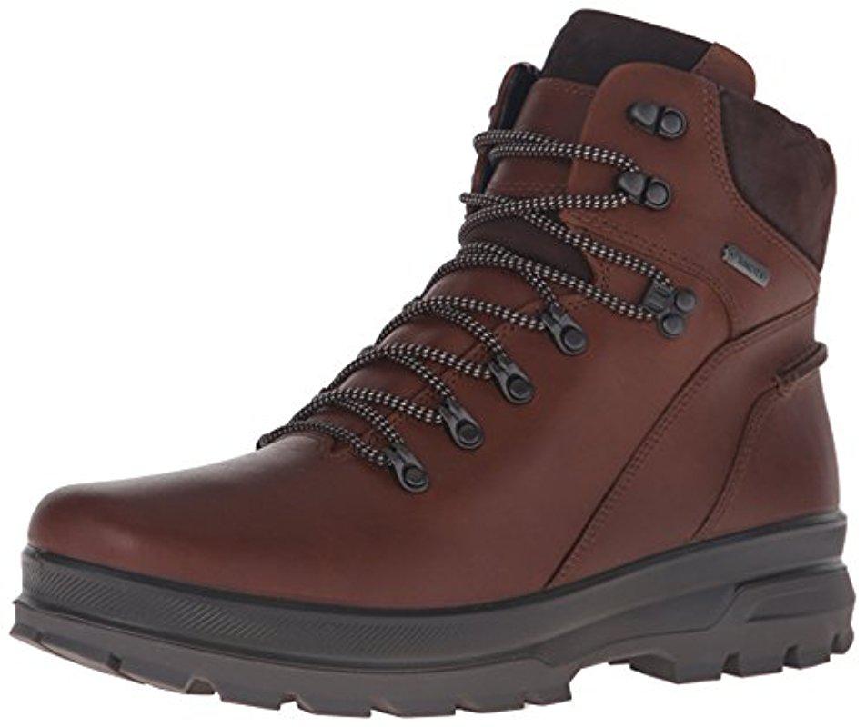 Ecco RUGGED Track Hiking Boots in Brown for Men | Lyst