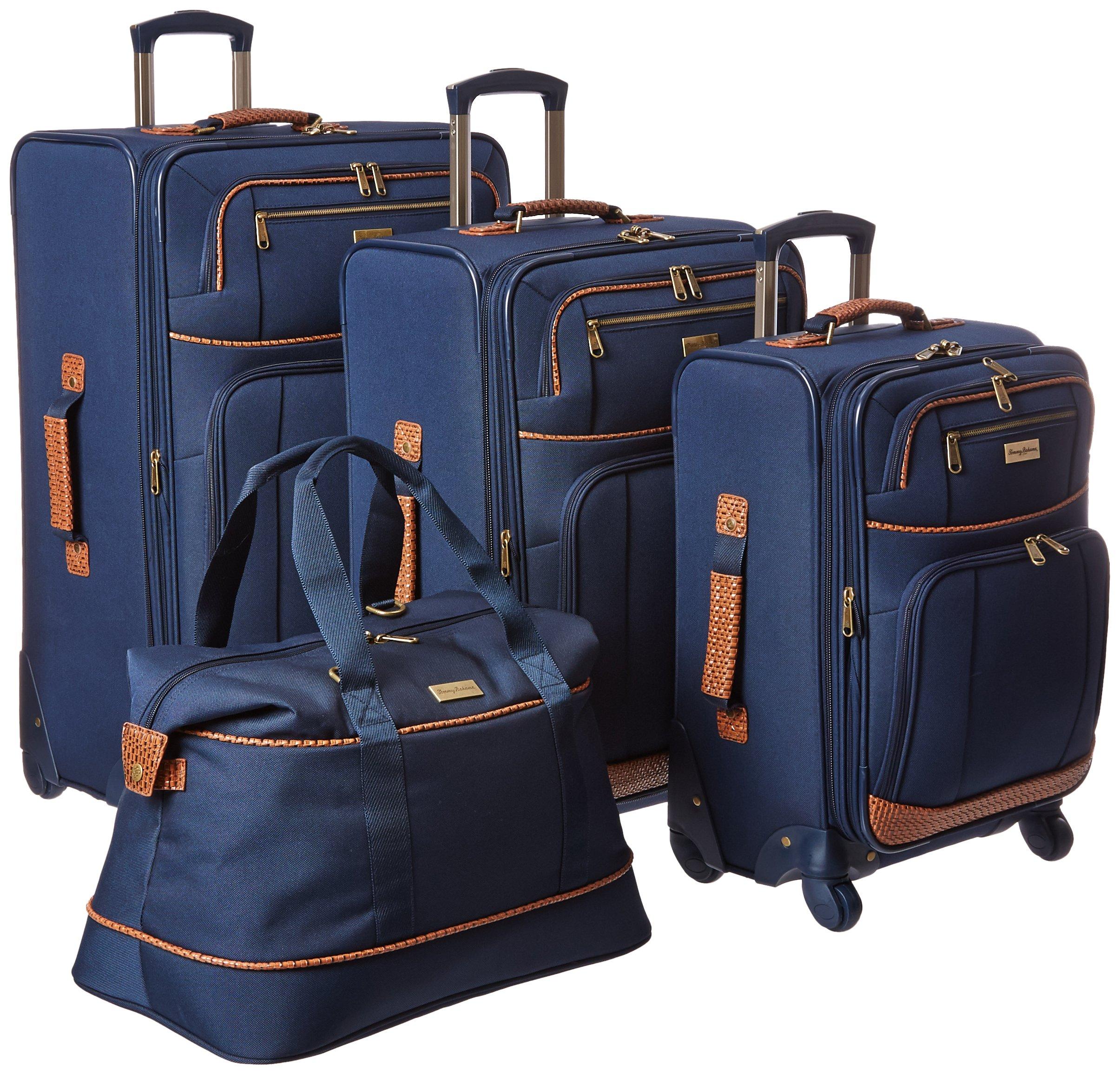 Tommy Bahama 4 Piece Lightweight Expandable Luggage Suitcase Set
