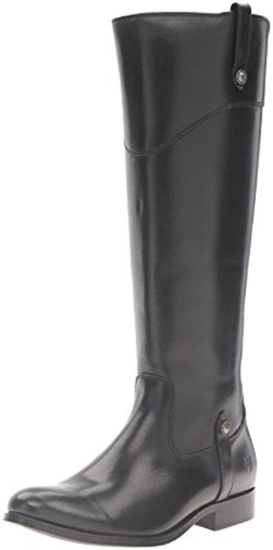 frye melissa tab tall leather boot