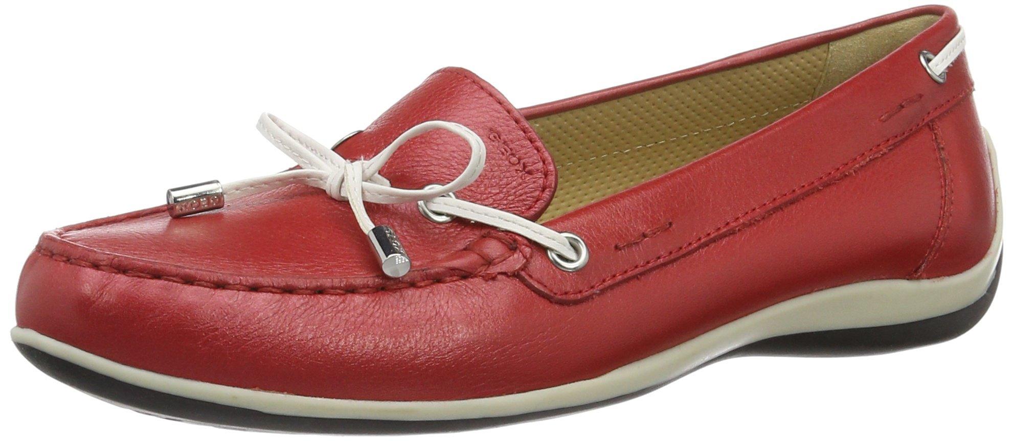 Geox D Yuki A Mocassins in Red | Lyst