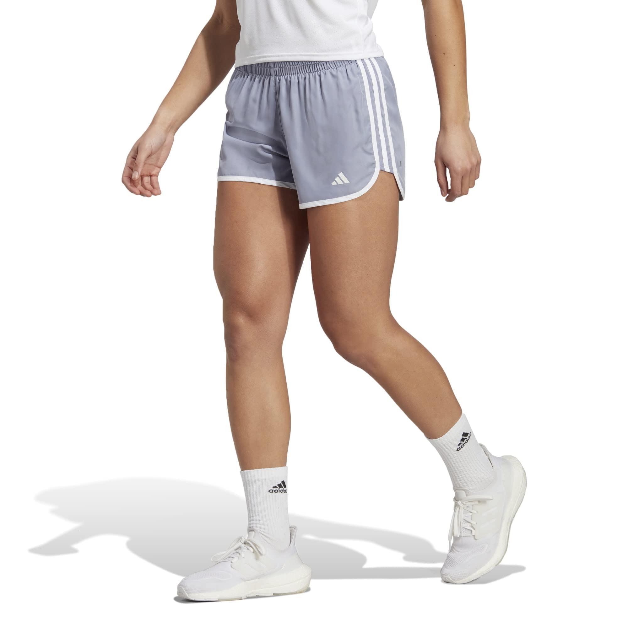 adidas Marathon 20 Running Shorts in White | Lyst