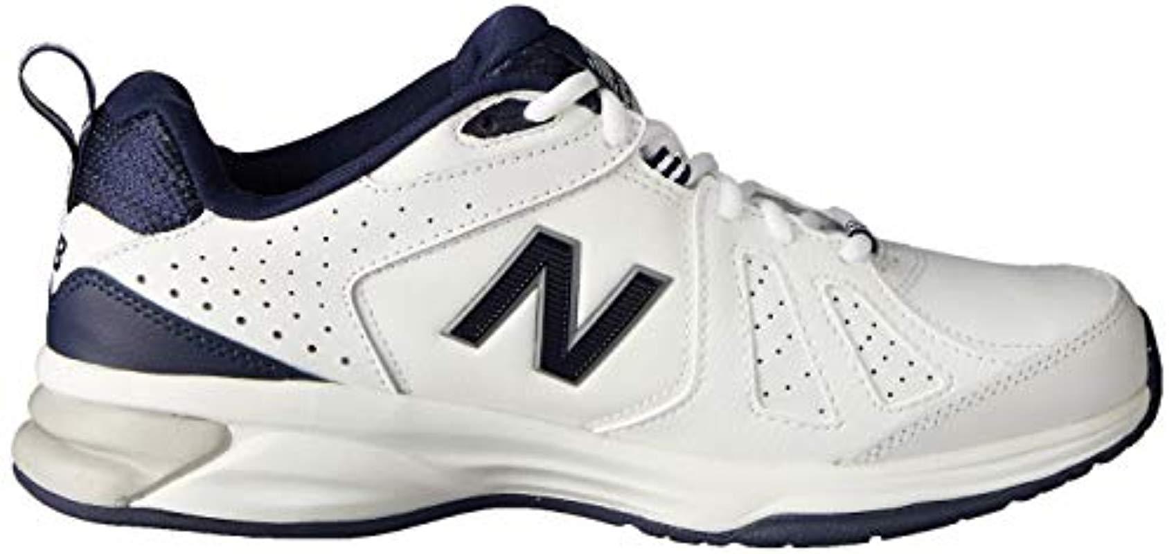 New Balance Leather 624v5 Training Shoe (6e Width) in White for Men - Lyst