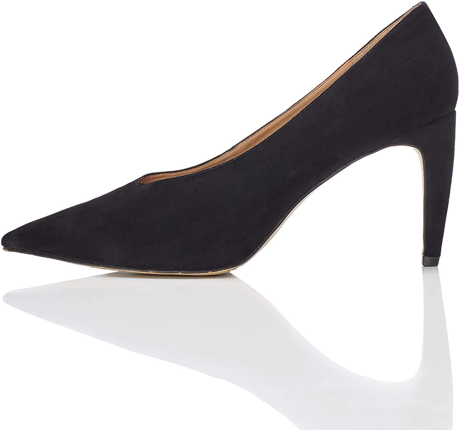 Zapatos de Tacón con Empeine Alto para Mujer FIND de color Negro | Lyst