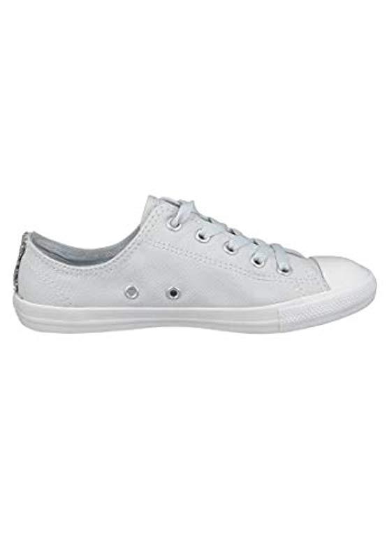 silver dainty converse