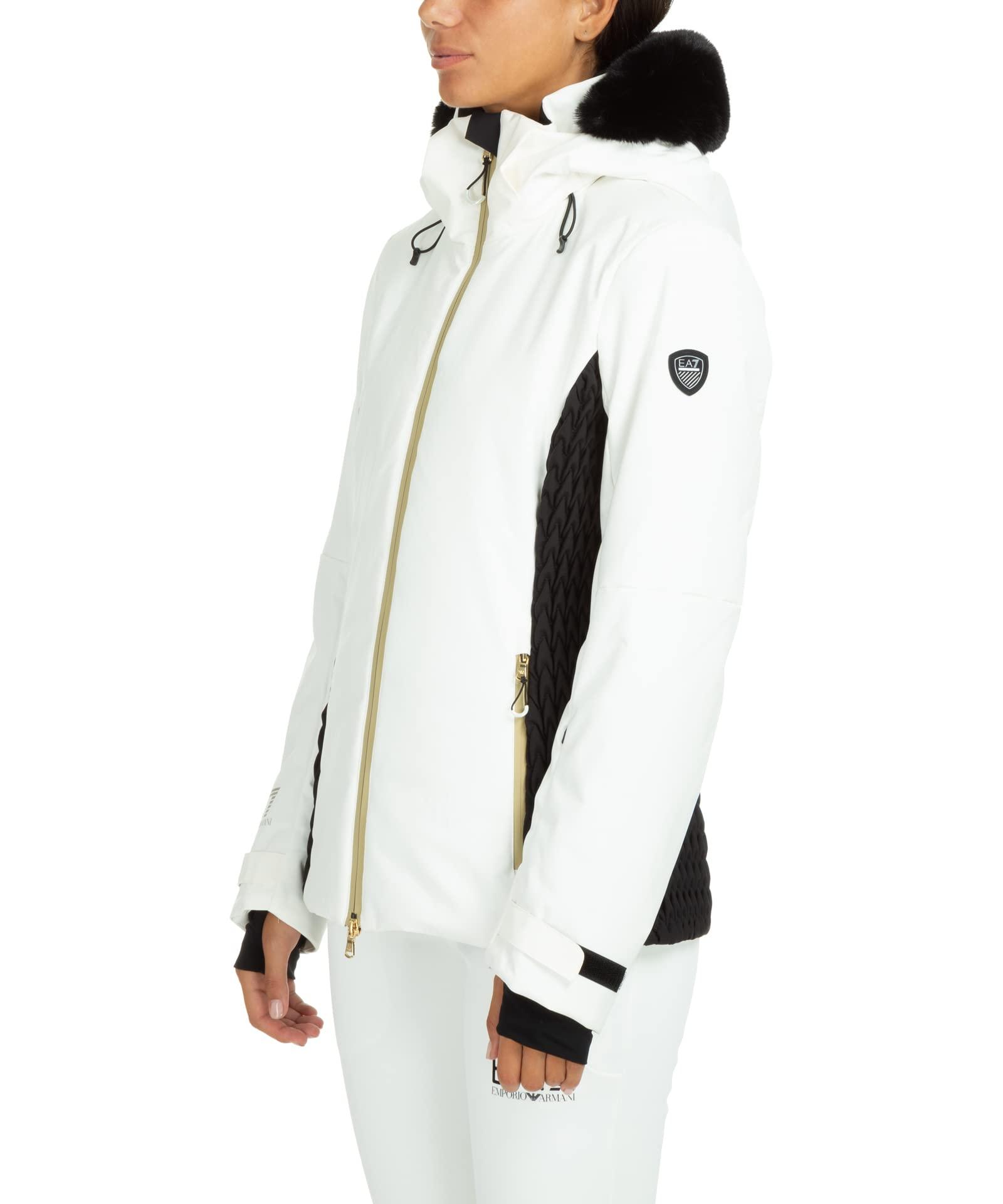 EA7 femme veste de ski snow white S Emporio Armani | Lyst