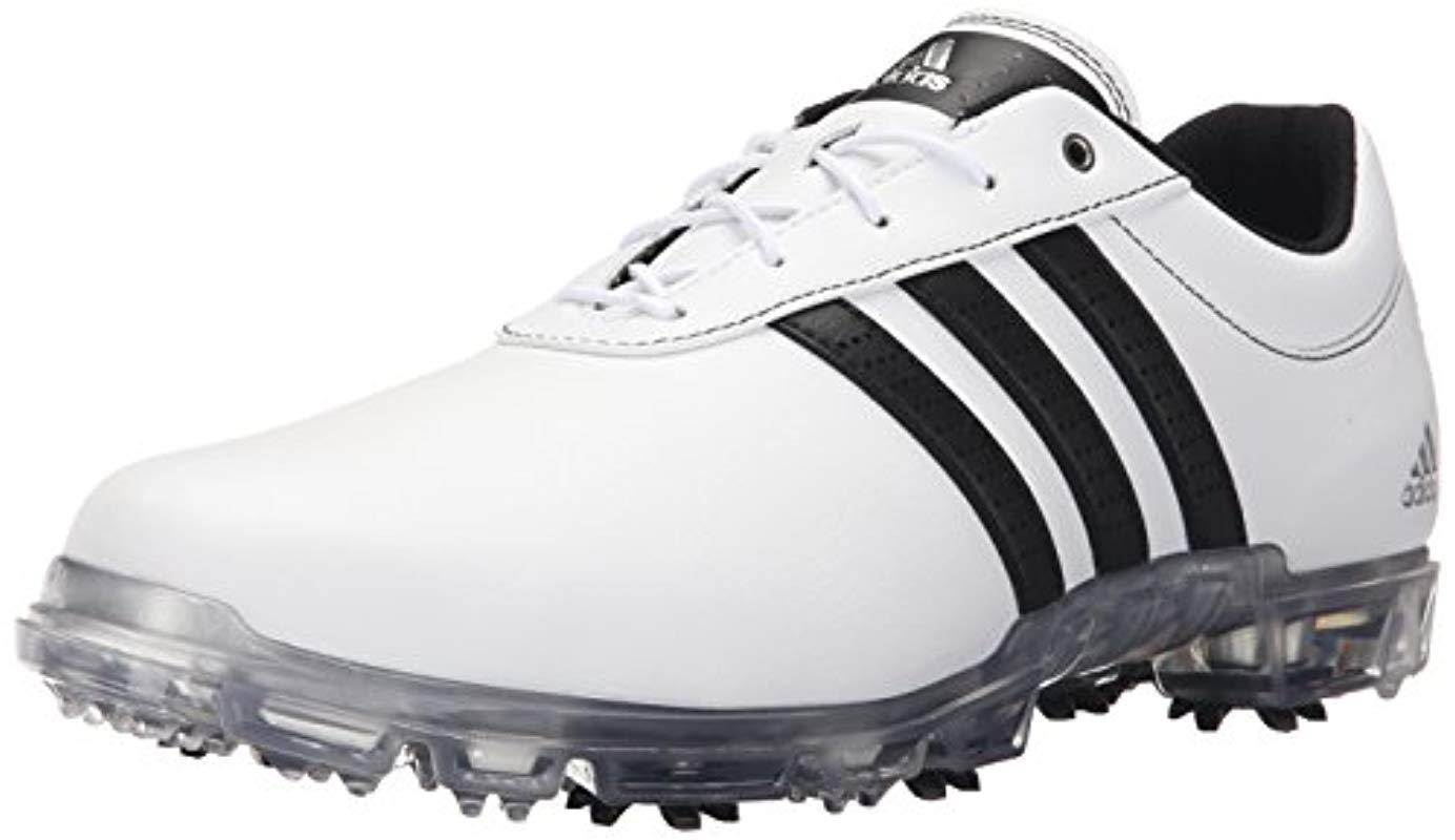 Adidas Synthetic Adipure Flex Golf Shoe In Whiteblack White For Men