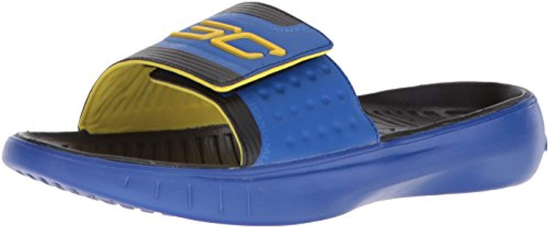 curry slide sandals