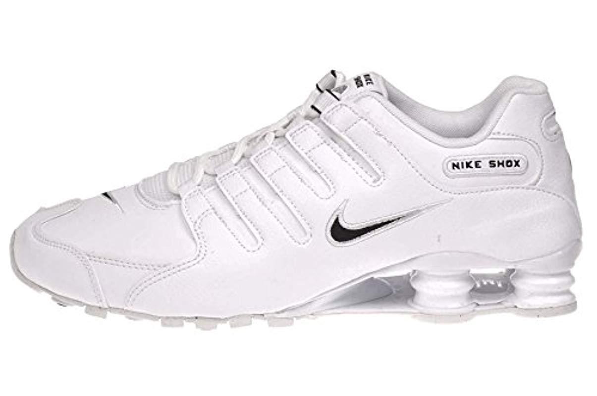 Nike Shox Nz Running Shoes in White for Men | Lyst UK