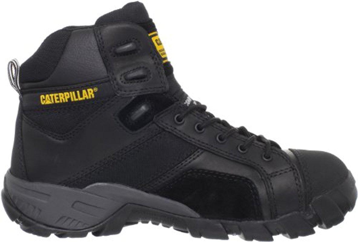 Caterpillar Leather Argon Hi P90090 Work Boot in Black for Men Lyst