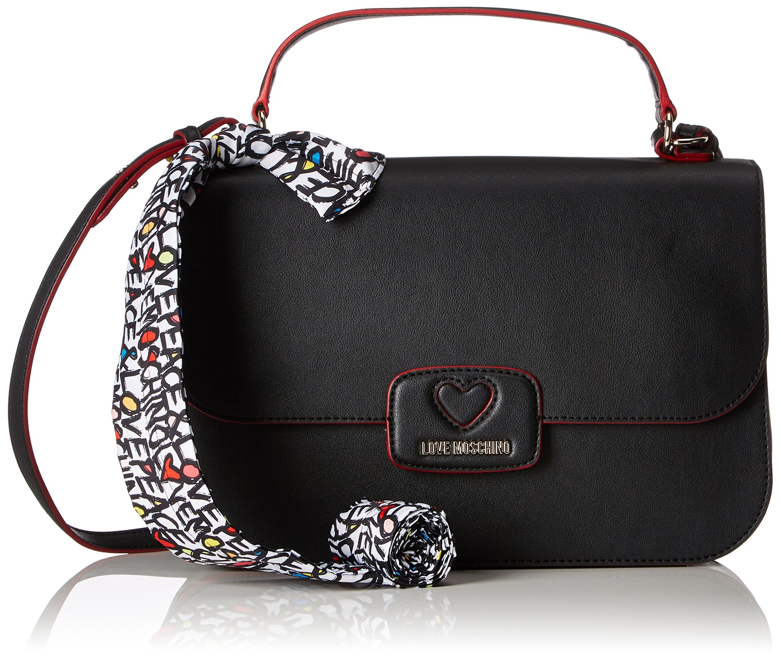 love moschino borsa calf pu nero
