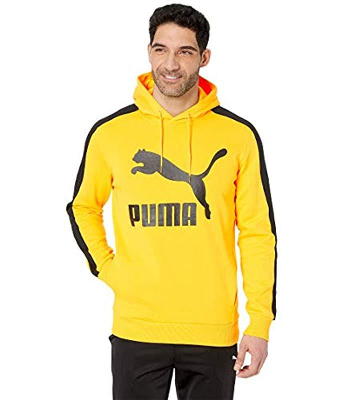 puma yellow sweatshirt
