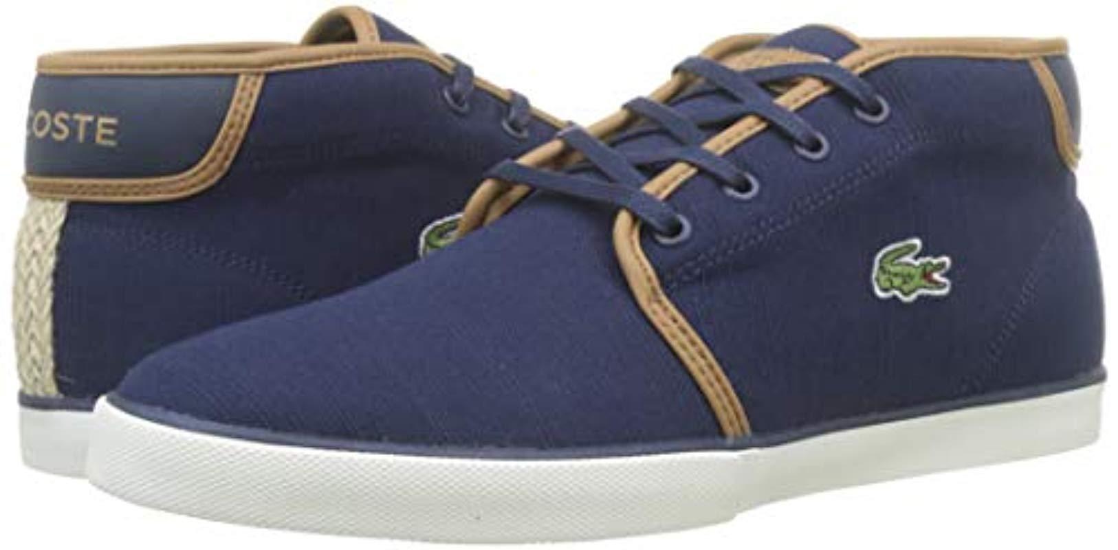 Lacoste Ampthill 119 3 Cma Hi-top Trainers in Blue for Men - Lyst