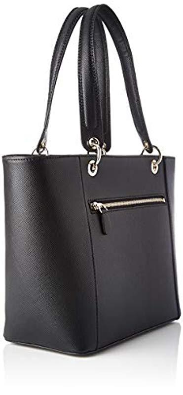 Kamryn saffiano nero borsa tote di Guess in Nero | Lyst