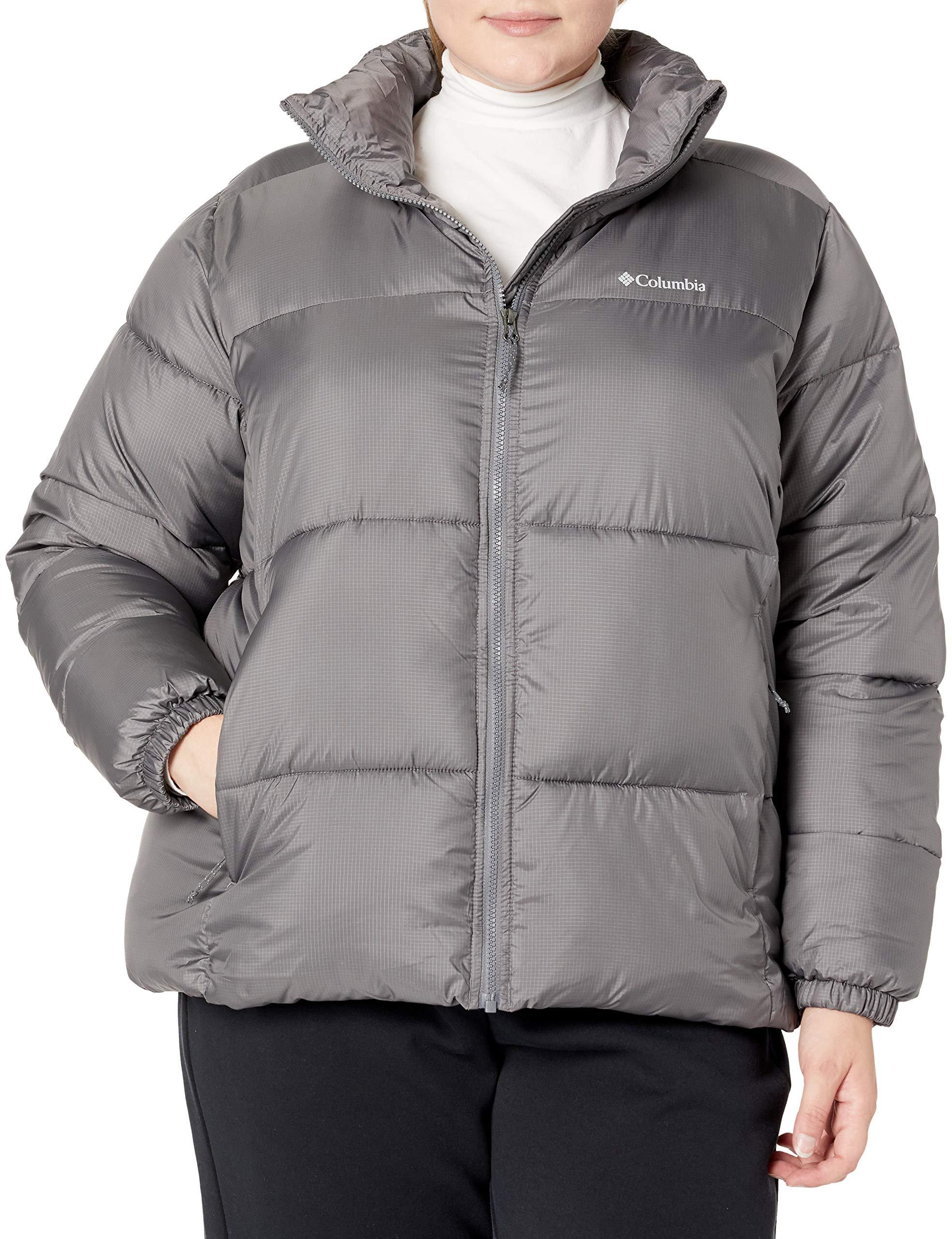 Columbia Synthetic Puffect Jacket, City Grey, Small in Gray - Lyst