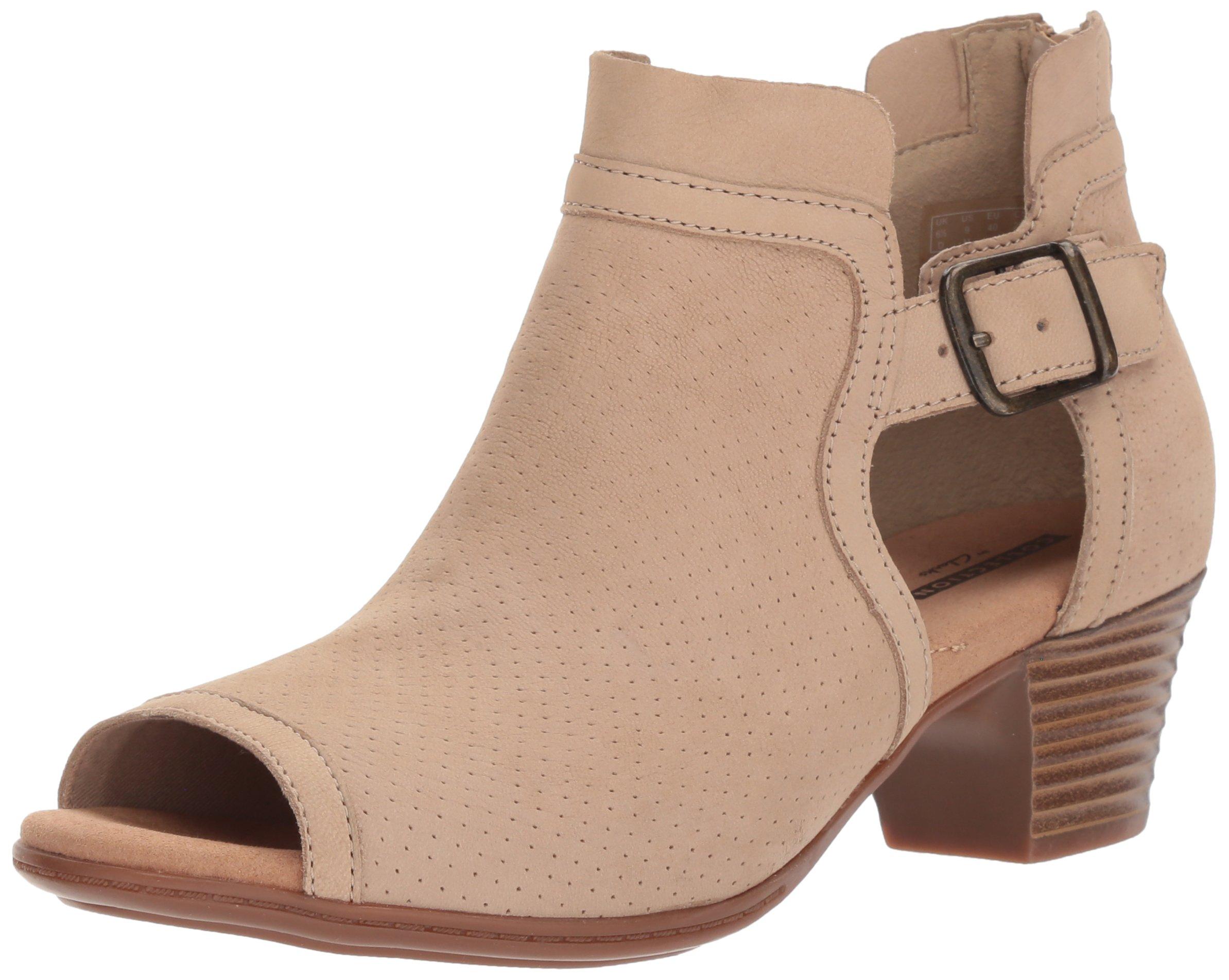 Clarks Valarie Kimble Heeled Sandal in Natural | Lyst