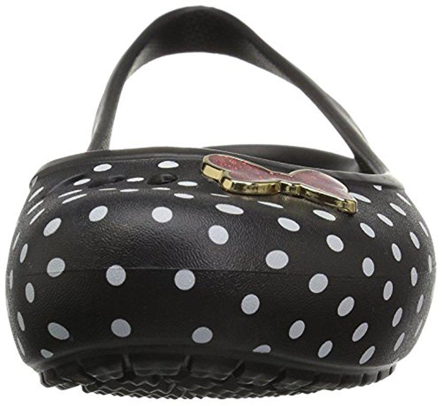 crocs women's kadee minnie mouse slingback