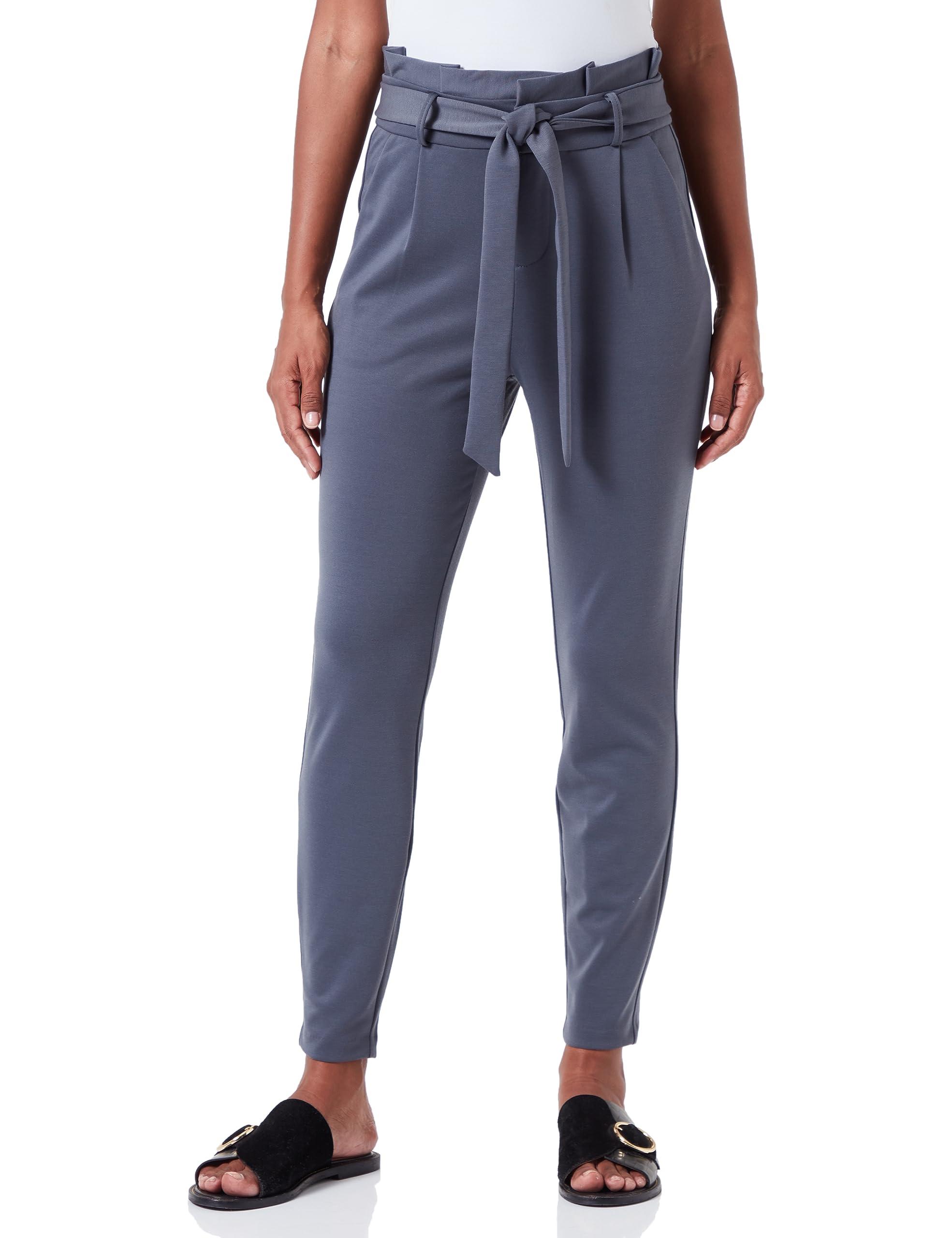 VERO MODA Damen Hose 'Tall Paperbag' – High Waist Mit Kordelzug, Lockere Passform (65% EcoVero Viskose)