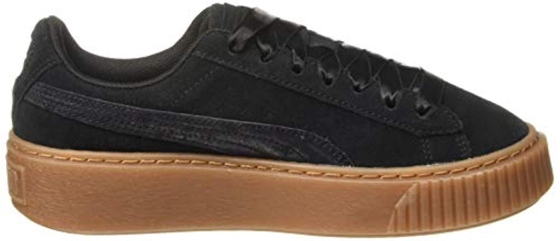 puma platform zwart