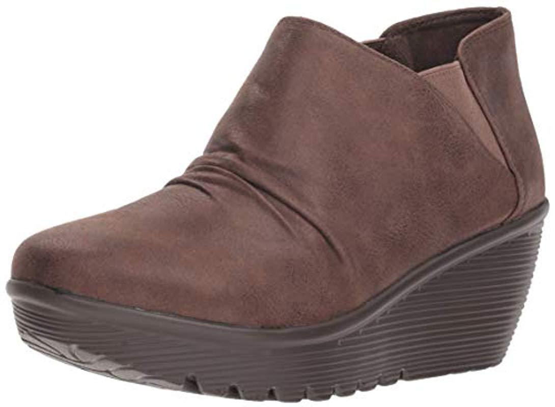 Parallel, Botines para Mujer Skechers de Tejido sintético de color Marrón |  Lyst