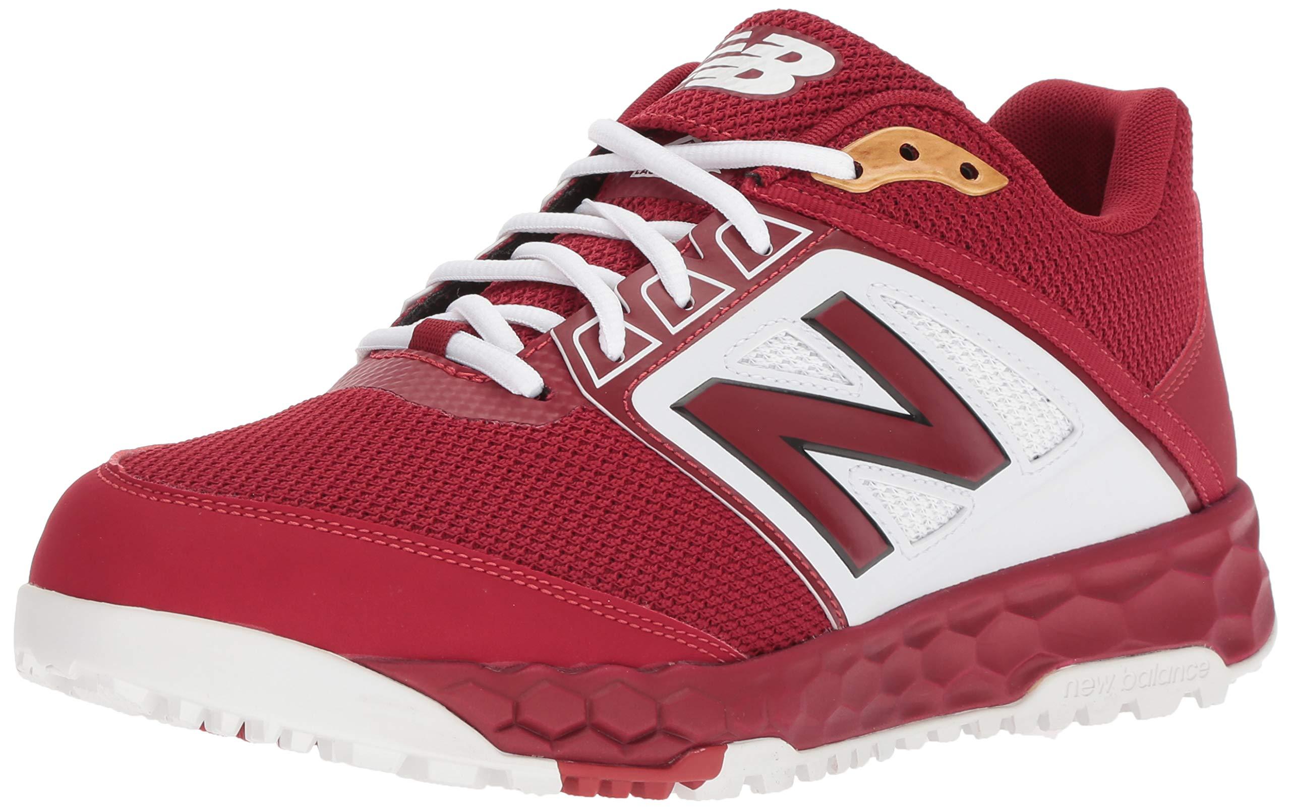 New Balance Rubber 3000 V4 Turf Baseball Shoe in Red/White (Red) for Men |  Lyst