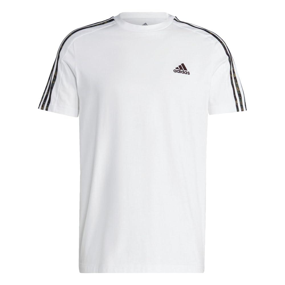 Jersey Essentials 3-stripes Single adidas for in White Men | Lyst T-shirt