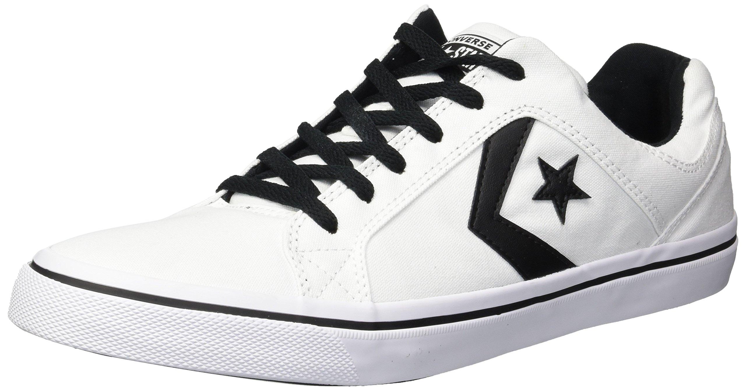 Converse El Distrito Canvas Low Top Sneaker in White for