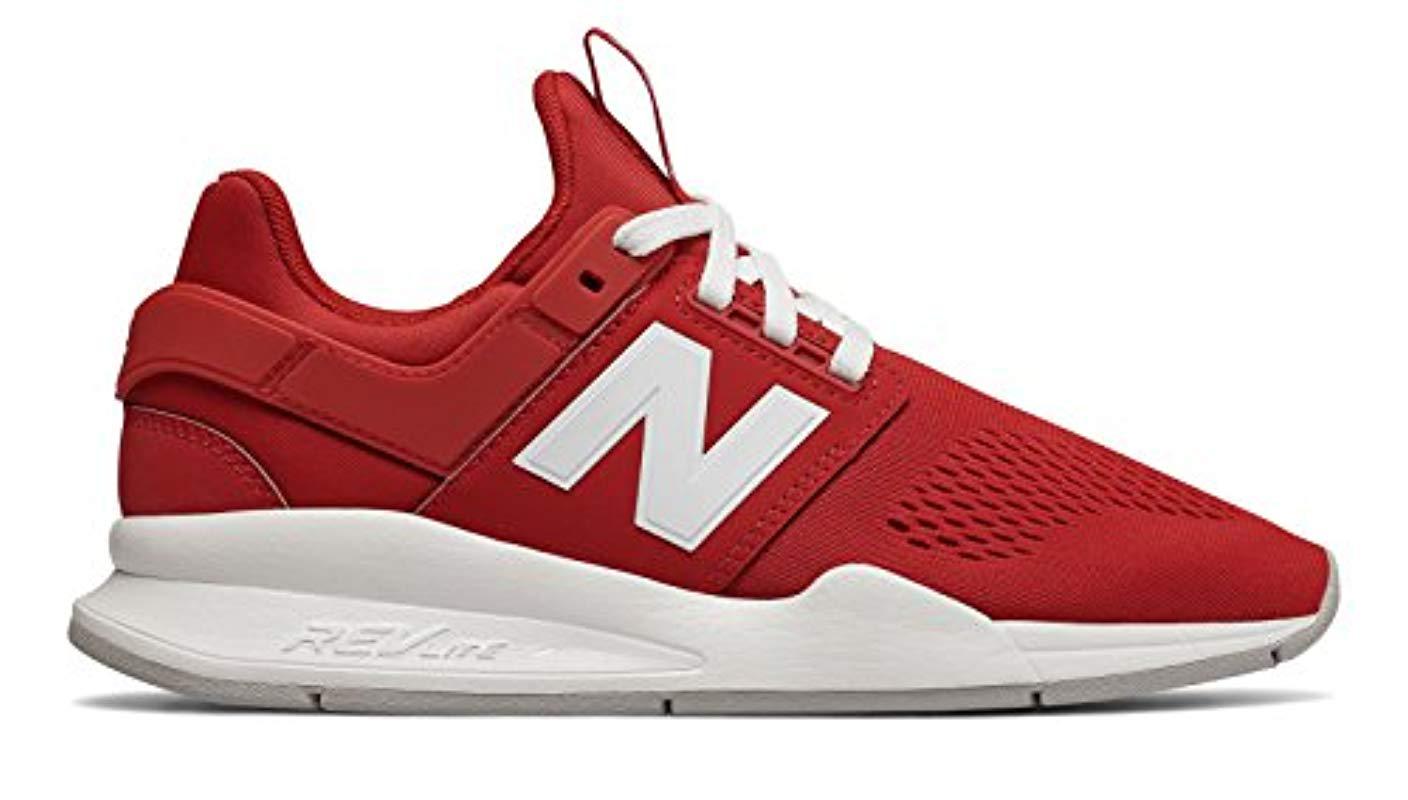 New Balance Synthetic 247v2 Sneaker in Red - Lyst