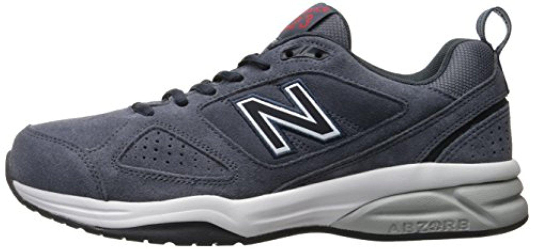 New Balance Suede Mx623v3 Training Shoe in Charcoal (Gray) for Men ...