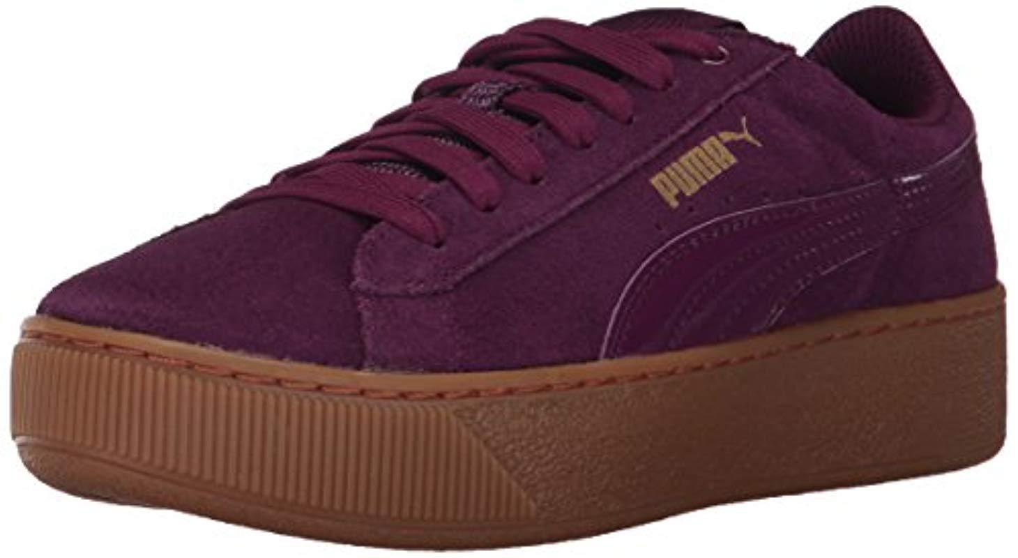 puma vikky platform purple