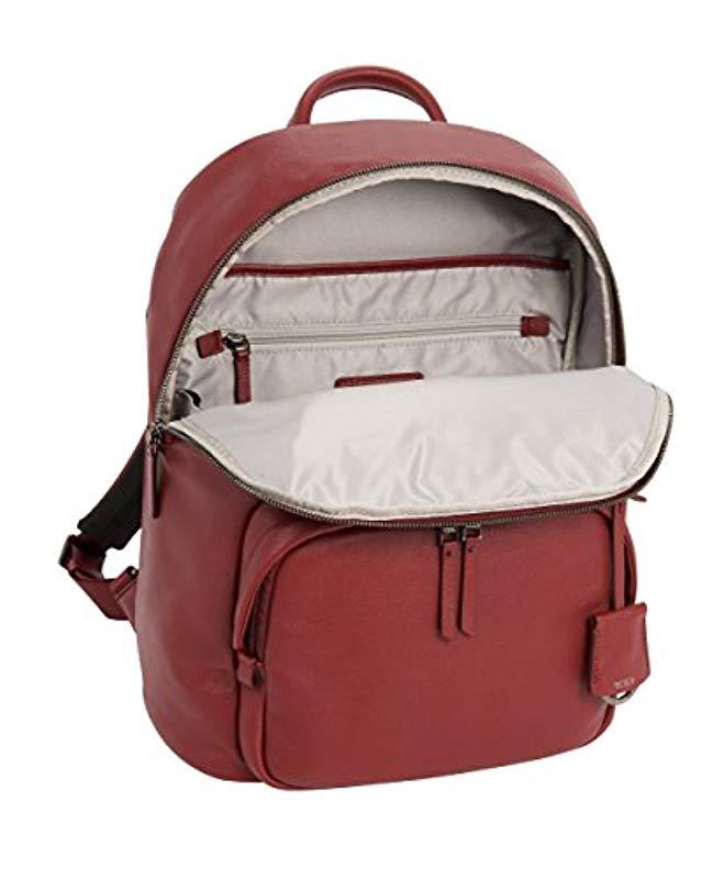 tumi hagen leather backpack