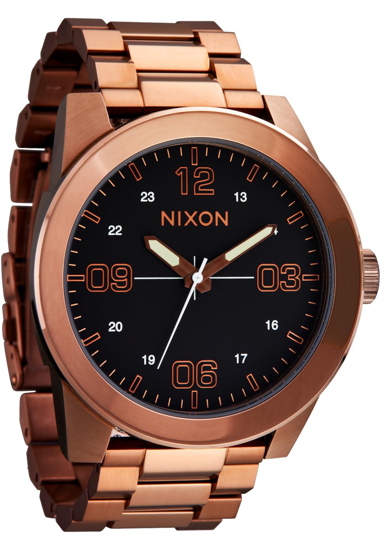 Nixon Corporal Ss A346. 100m Water Resistant Xl s Watch in Black for Men Lyst UK