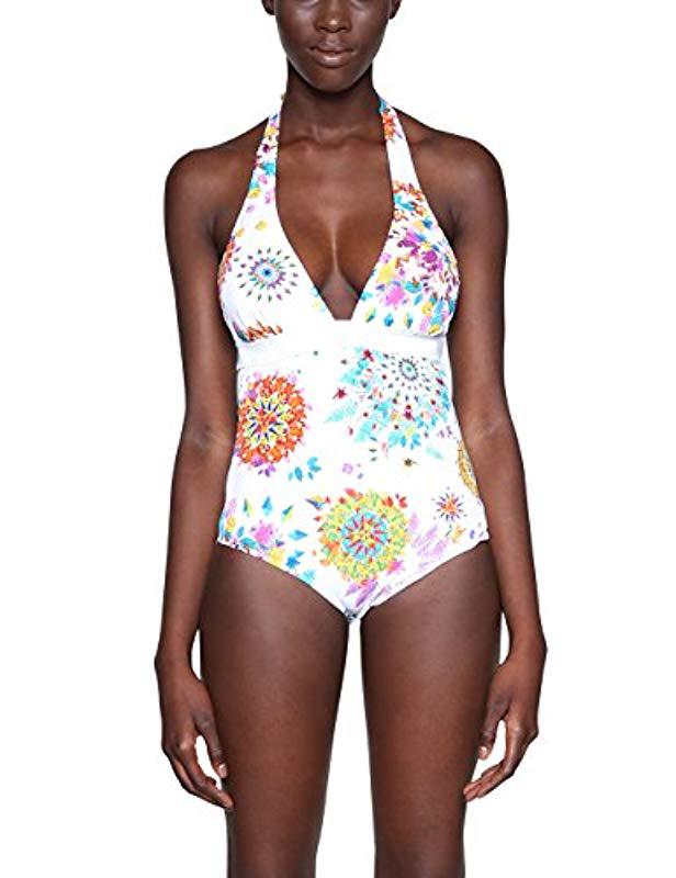 ItalyTrikini Biki turin De Color Mujer Para Blanco L35Aj4Rq