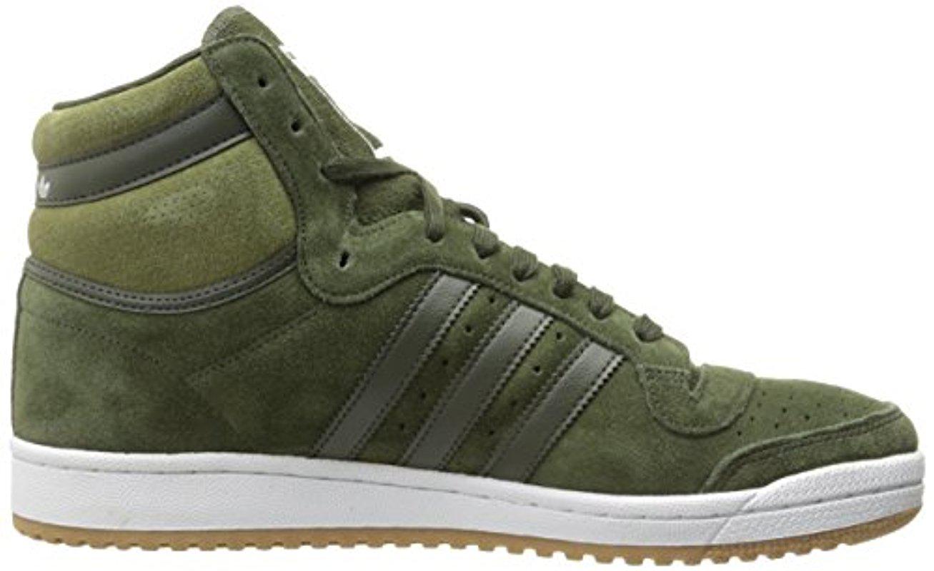 adidas Originals Adidas Top Ten Hi Fashion Sneaker in Green for Men | Lyst