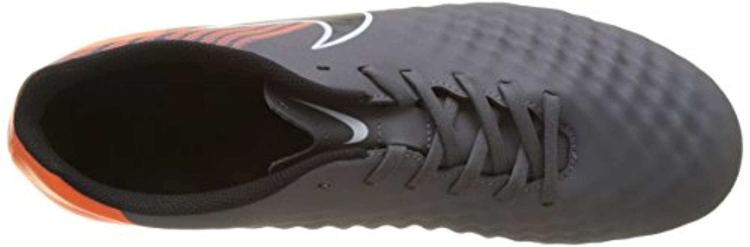 Nike Obra 2 Club Fg Football Boots, Multicolour (dark Grey Mehrfarbig (BlackVoltWhiteTotal Orange 000) Nike