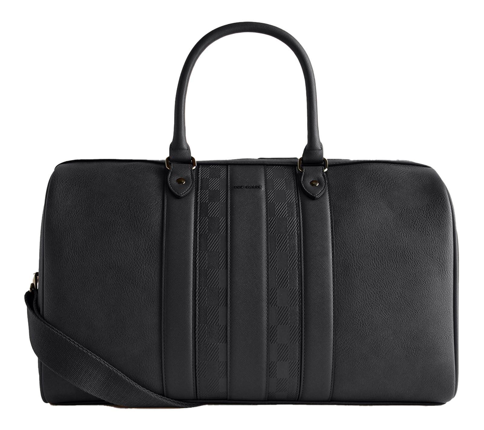 Ted Baker Reisetasche Waylin House Check PU Holdall Bag Black